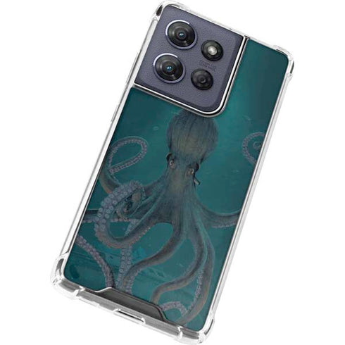 Giant Octopus by Vincent Hie Moto G Play 5G (2025) Clear Case